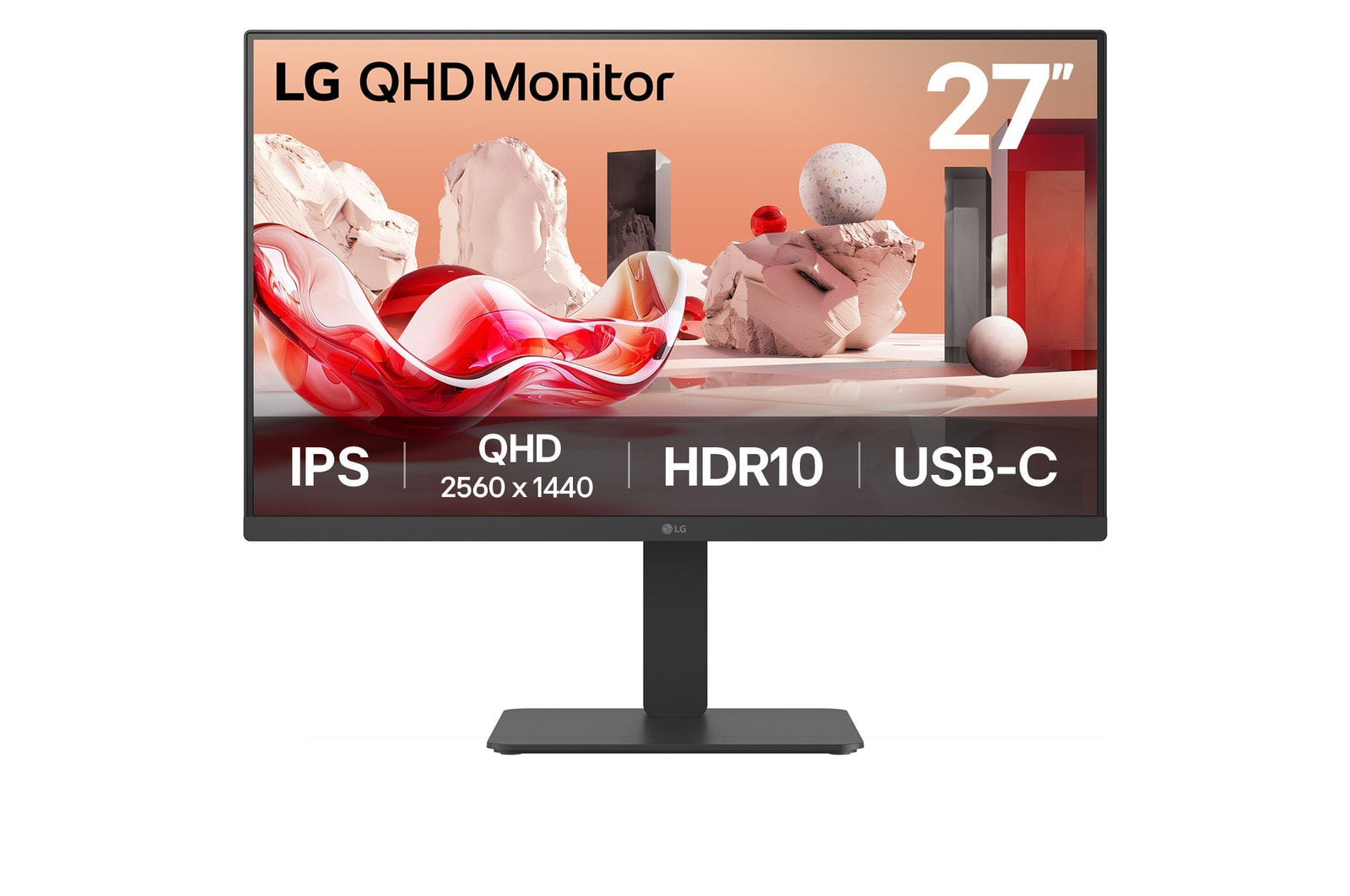 27BA65QB pantalla para PC 68,6 cm (27") 2560 x 1440 Pixeles Wide Quad HD LED Negro