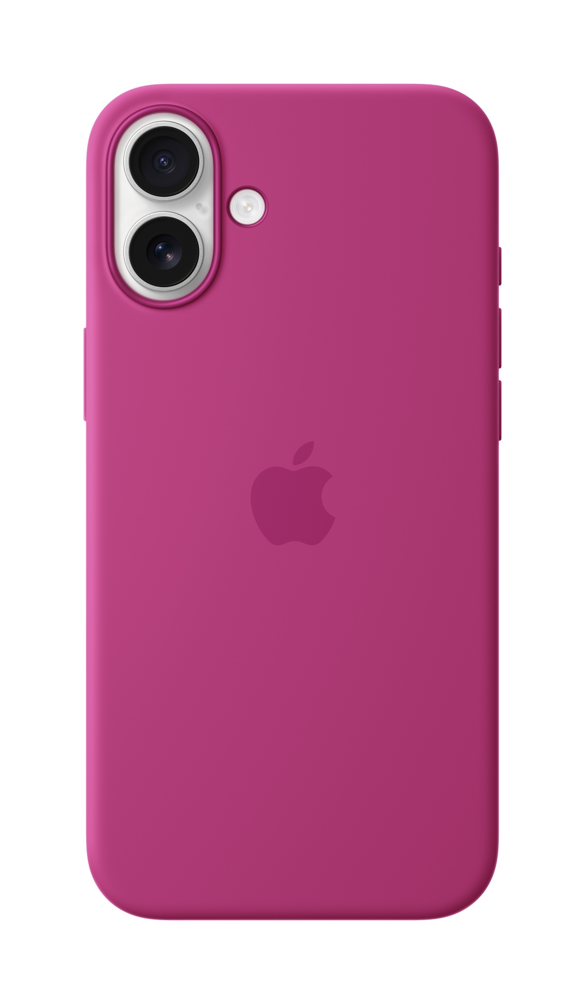 Funda de silicona con MagSafe para el iPhone 16 Plus - Fucsia