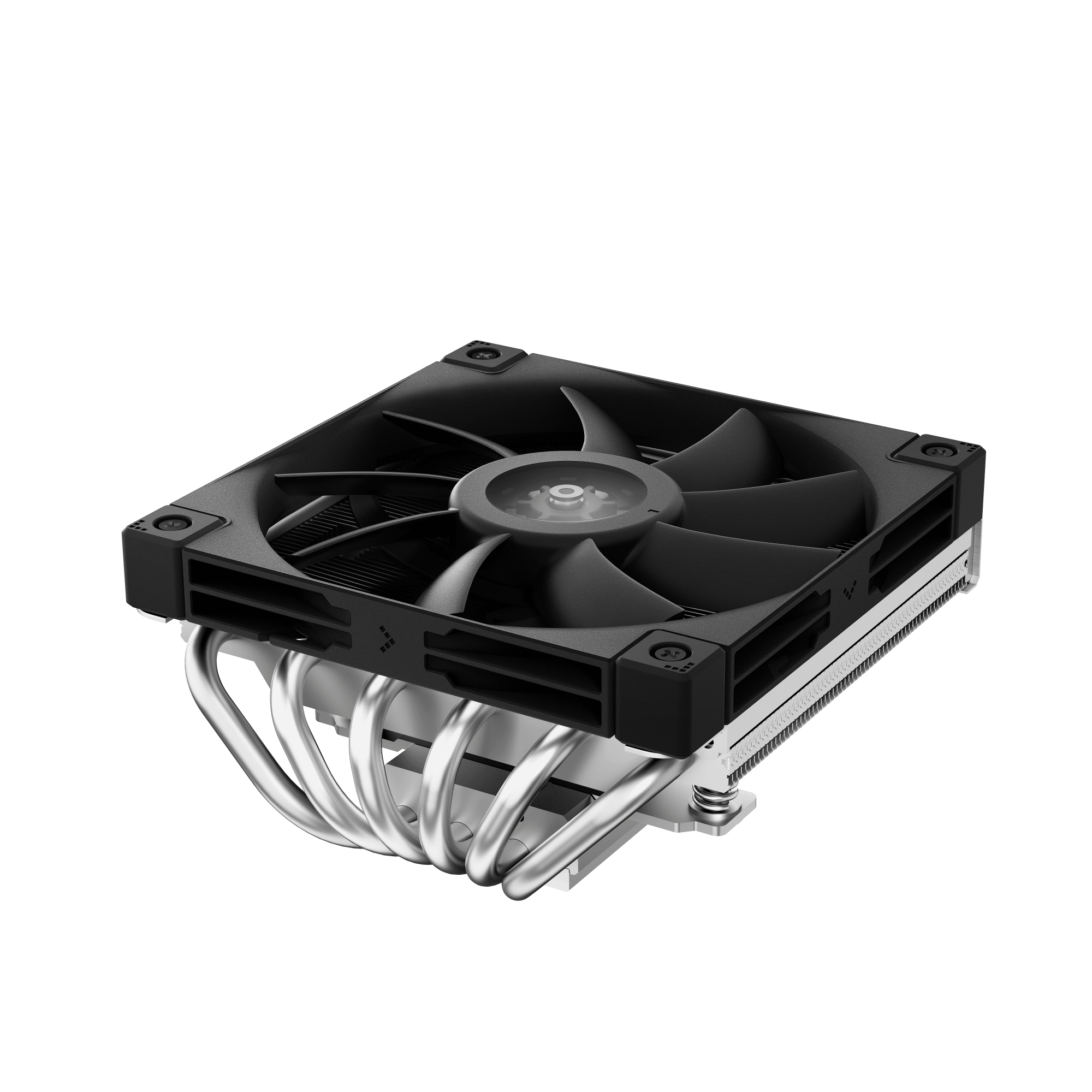 AN600 Procesador Refrigerador de aire 12 cm Aluminio, Negro 1 pieza(s)
