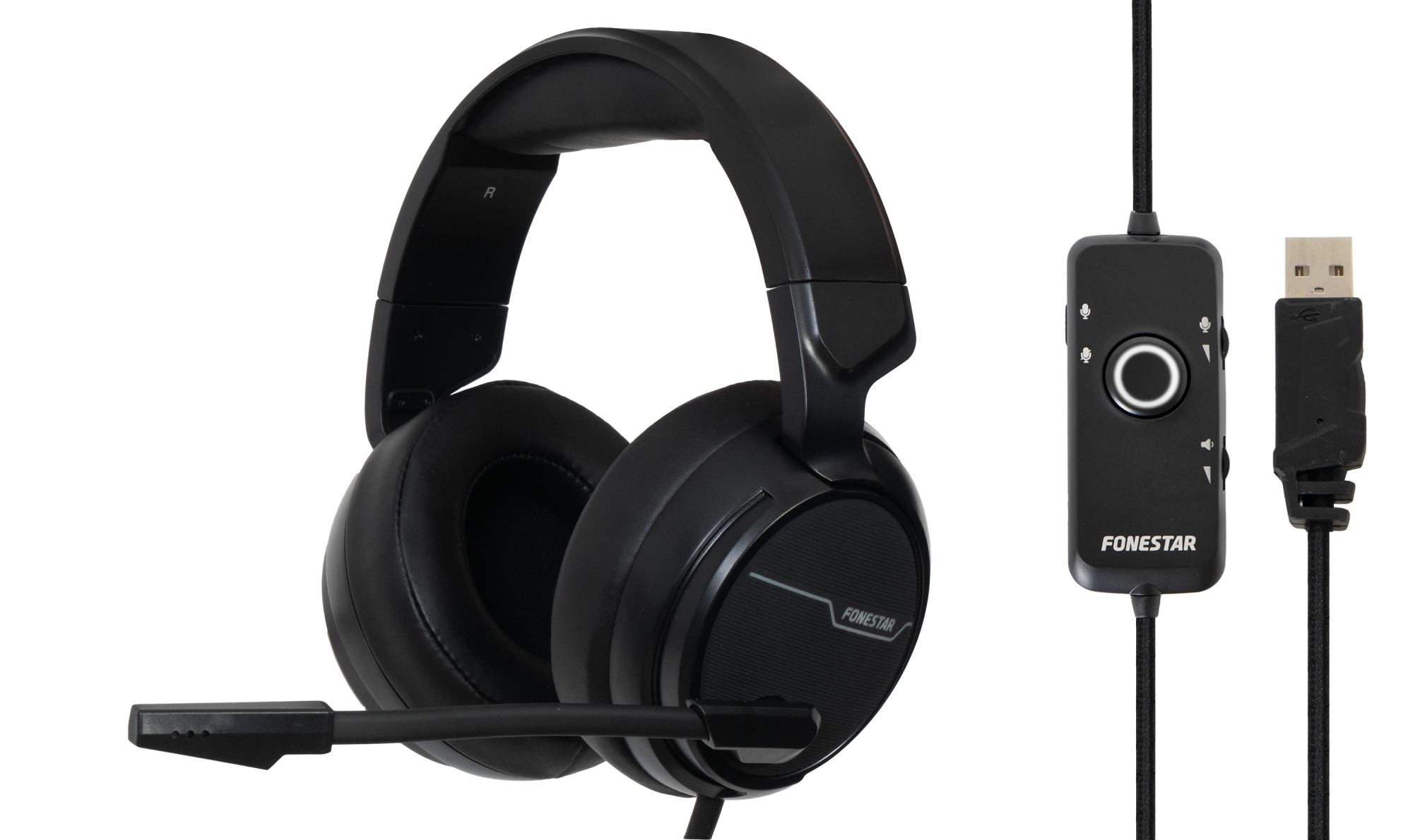 WIN-U auricular y casco Auriculares Alámbrico Diadema Juego Negro