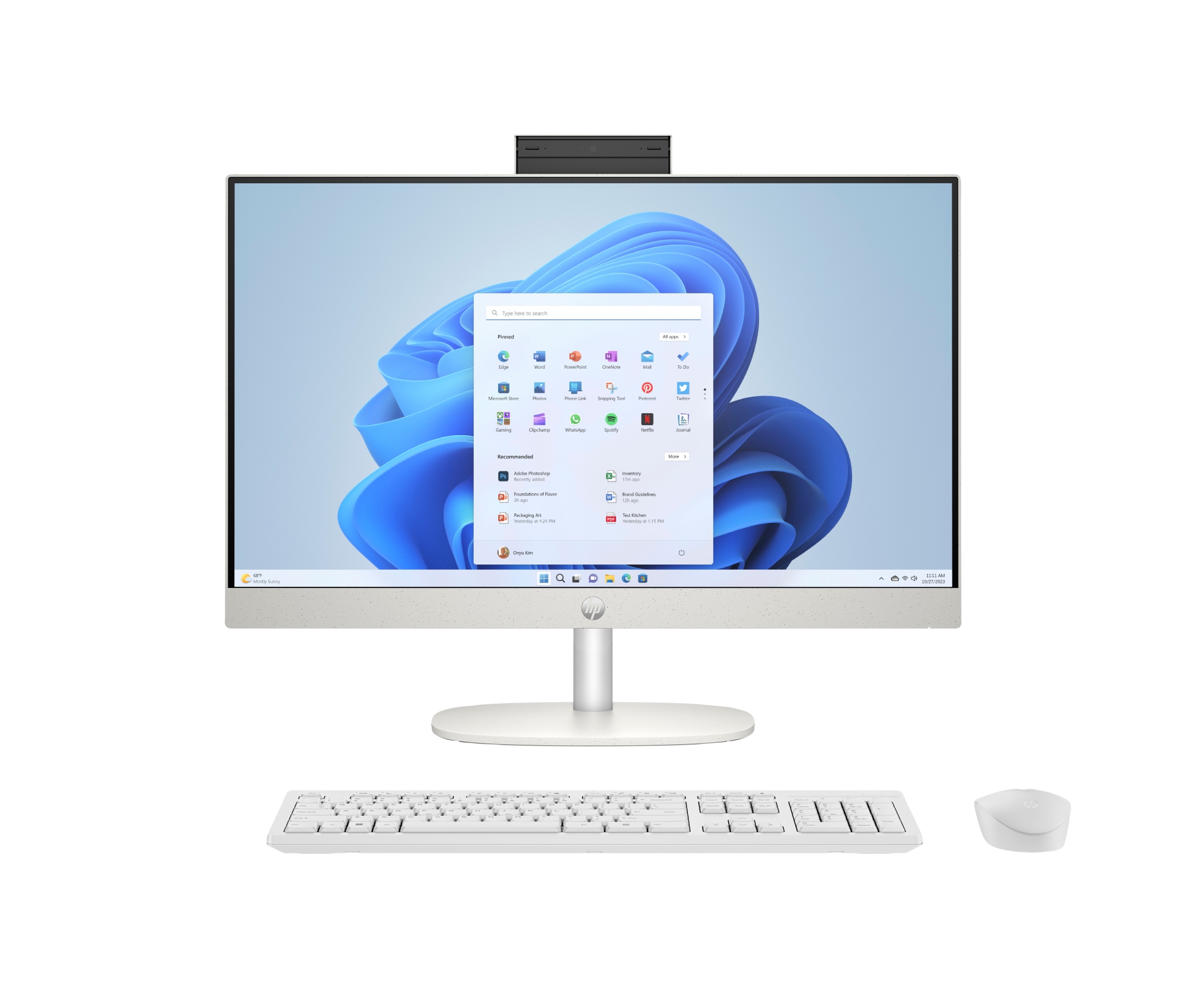 24-cr0042ns Intel® Core i3 i3-1315U 60,5 cm (23.8") 1920 x 1080 Pixeles PC todo en uno 8 GB DDR4-SDRAM 512 GB SSD Windows 11 Home Wi-Fi 6 (802.11ax) Blanco