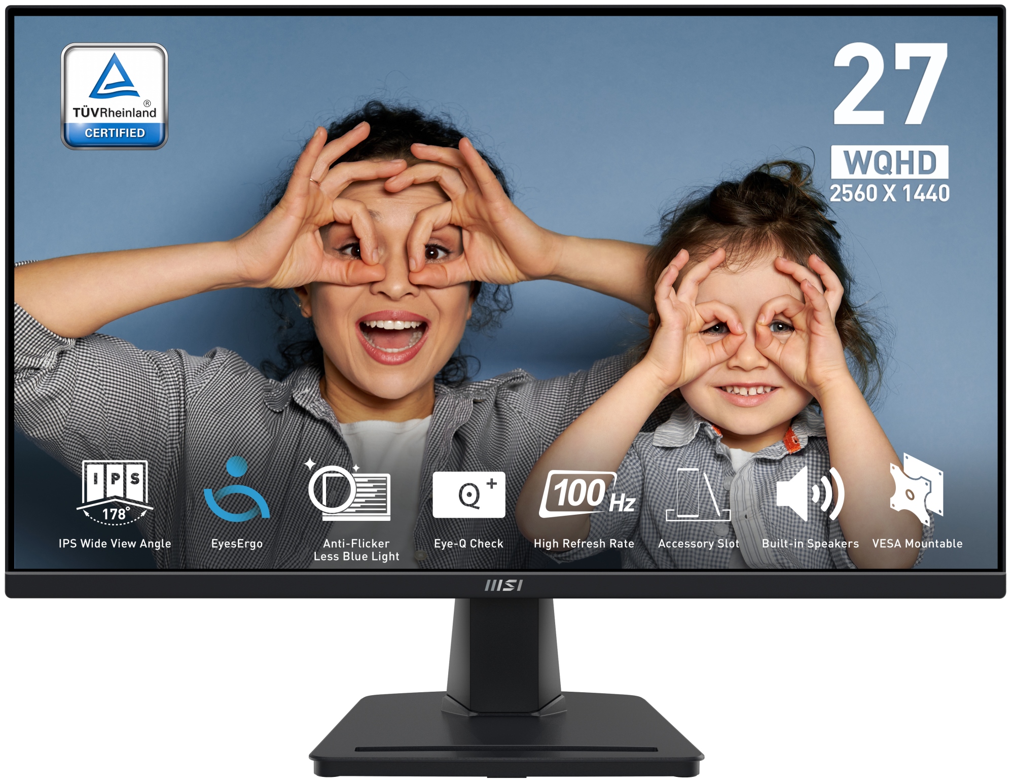Pro MP275Q pantalla para PC 68,6 cm (27") 2560 x 1440 Pixeles Wide Quad HD LED Negro