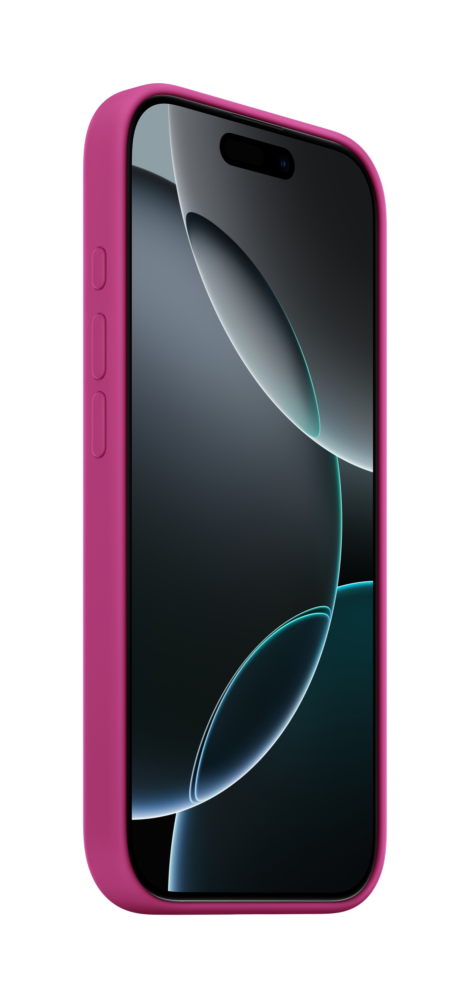 Funda de silicona con MagSafe para el iPhone 16 Pro - Fucsia