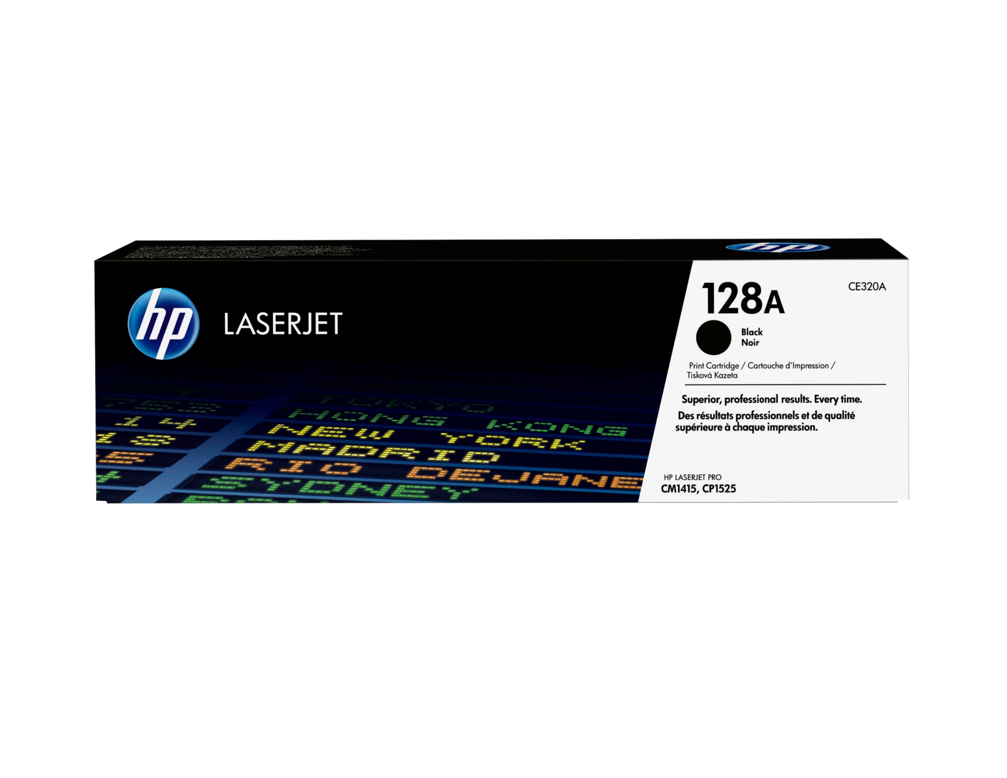 Cartucho de tóner original LaserJet 128A negro