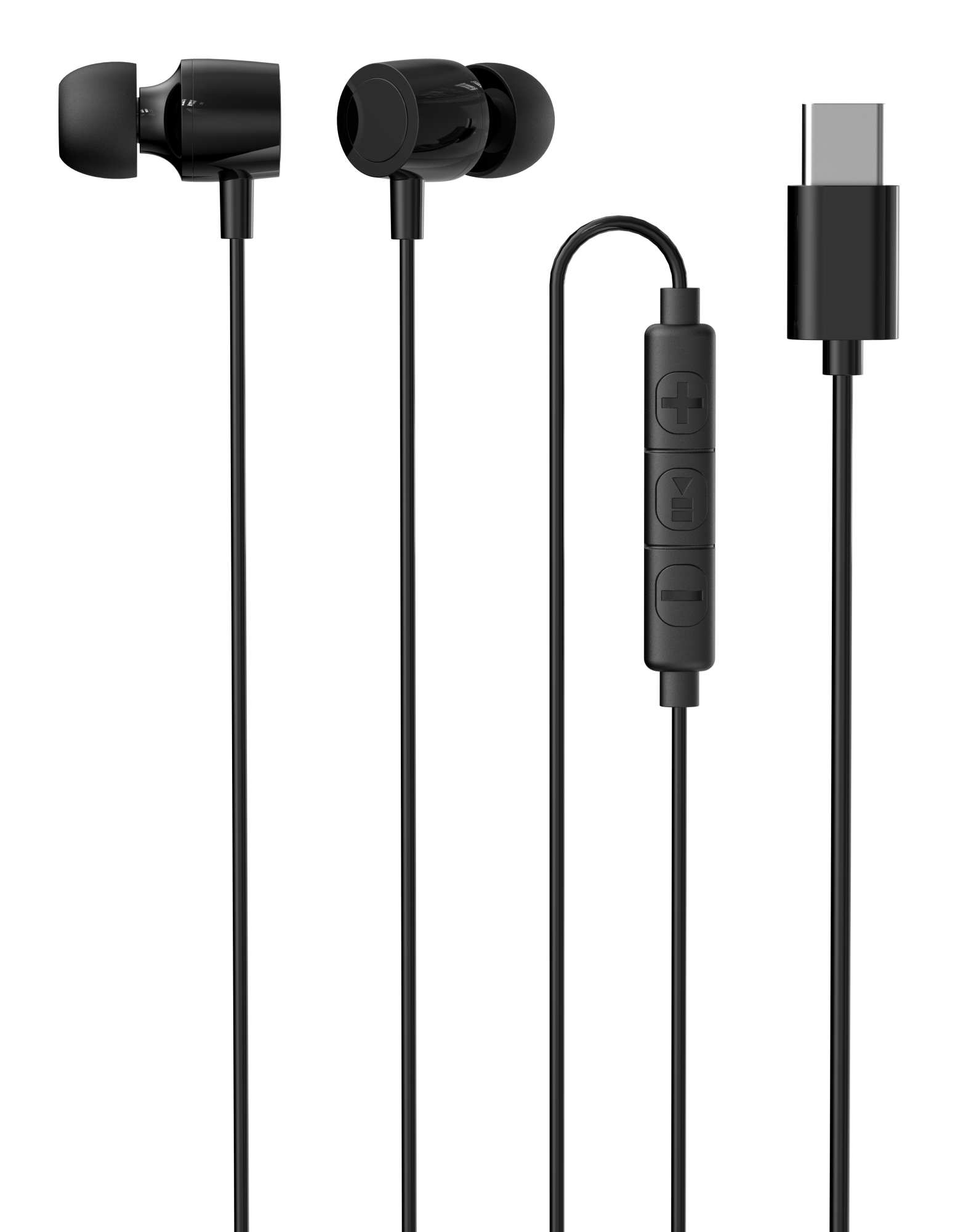 Auriculares tipo C intrauditivos con micro