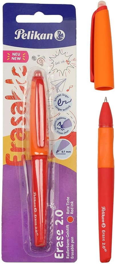 ERASE 2.0 Rojo Bolígrafo Medio 1 pieza(s)