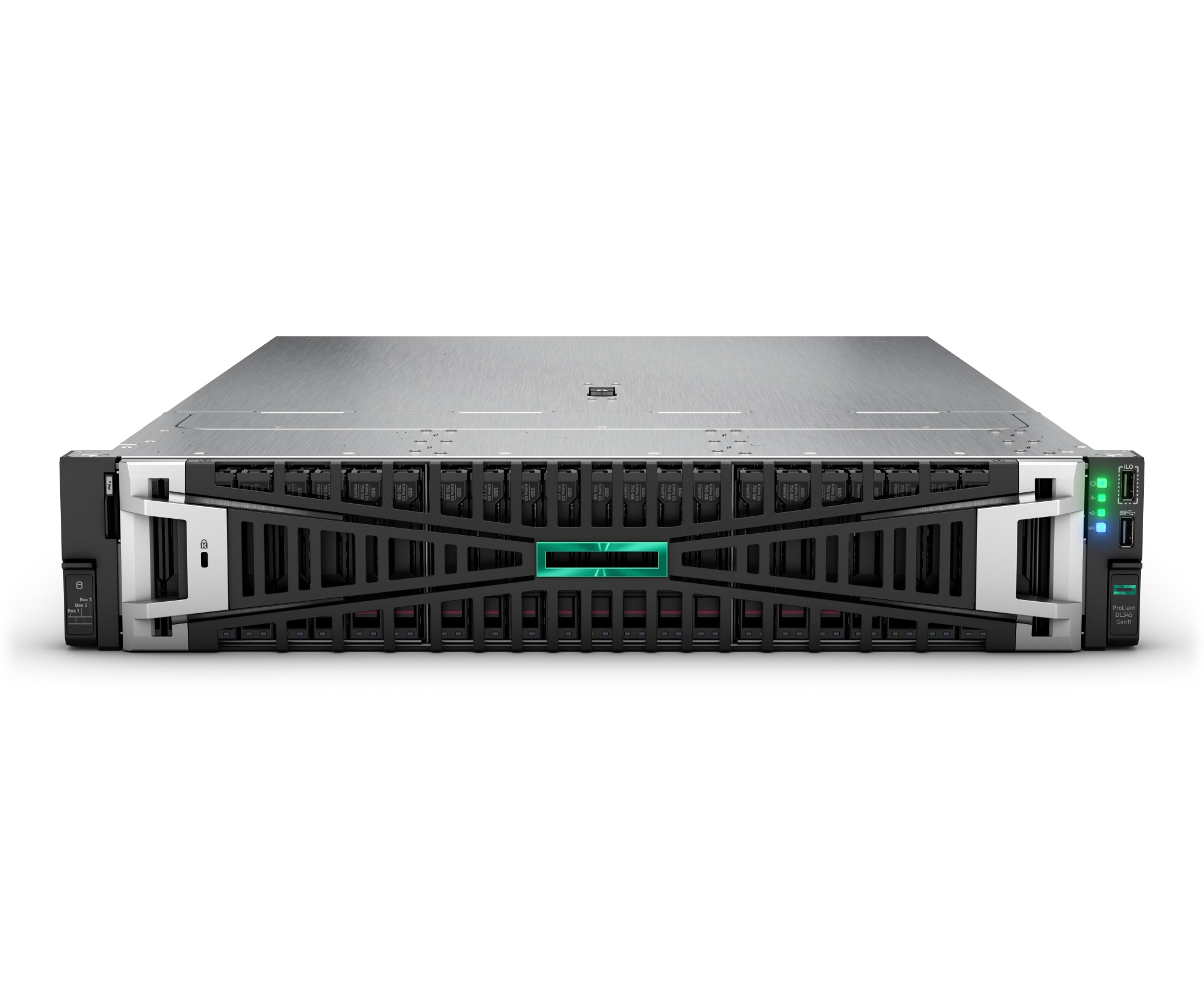 ProLiant DL345 Gen11 9115 2.6GHz 16c 1P 2x32GB-R 8SFF MR416i-p 2x480GB SSD 2x1000W PS EU Server