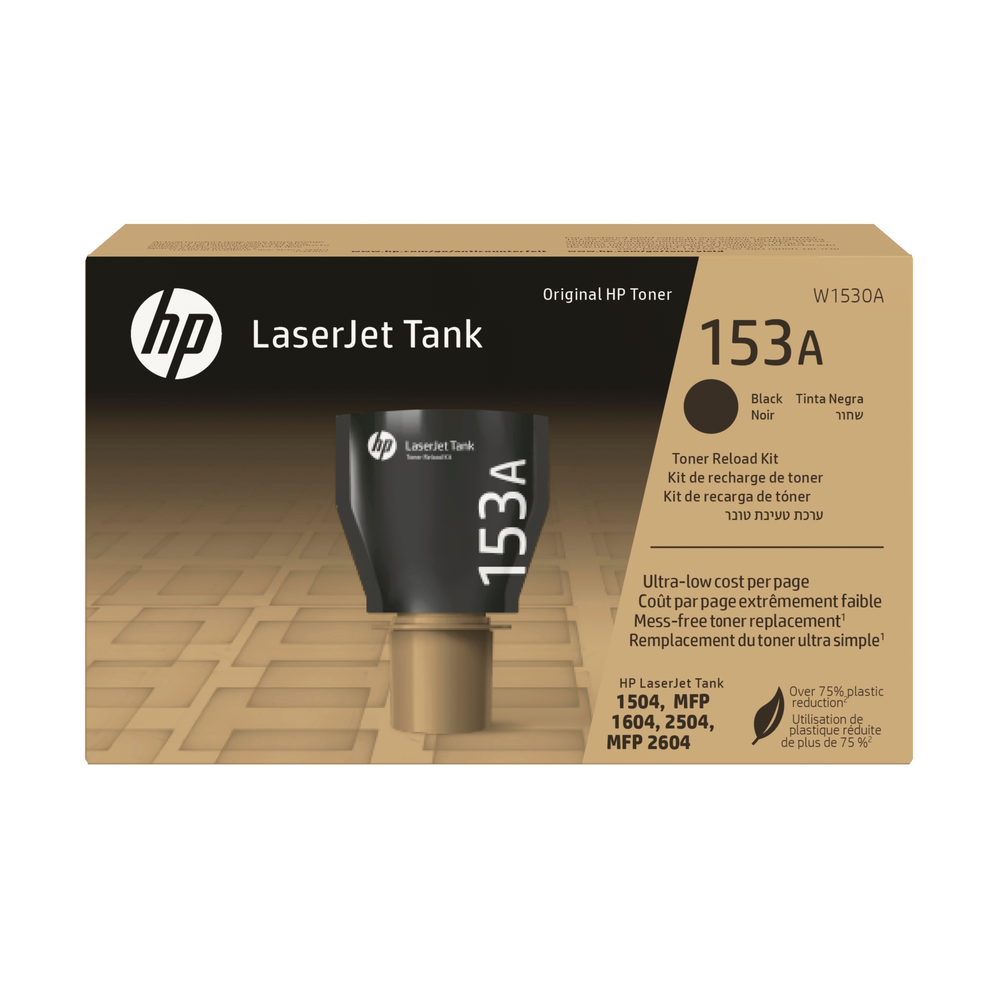 Kit de recarga de tóner Original 153A LaserJet Tank negro