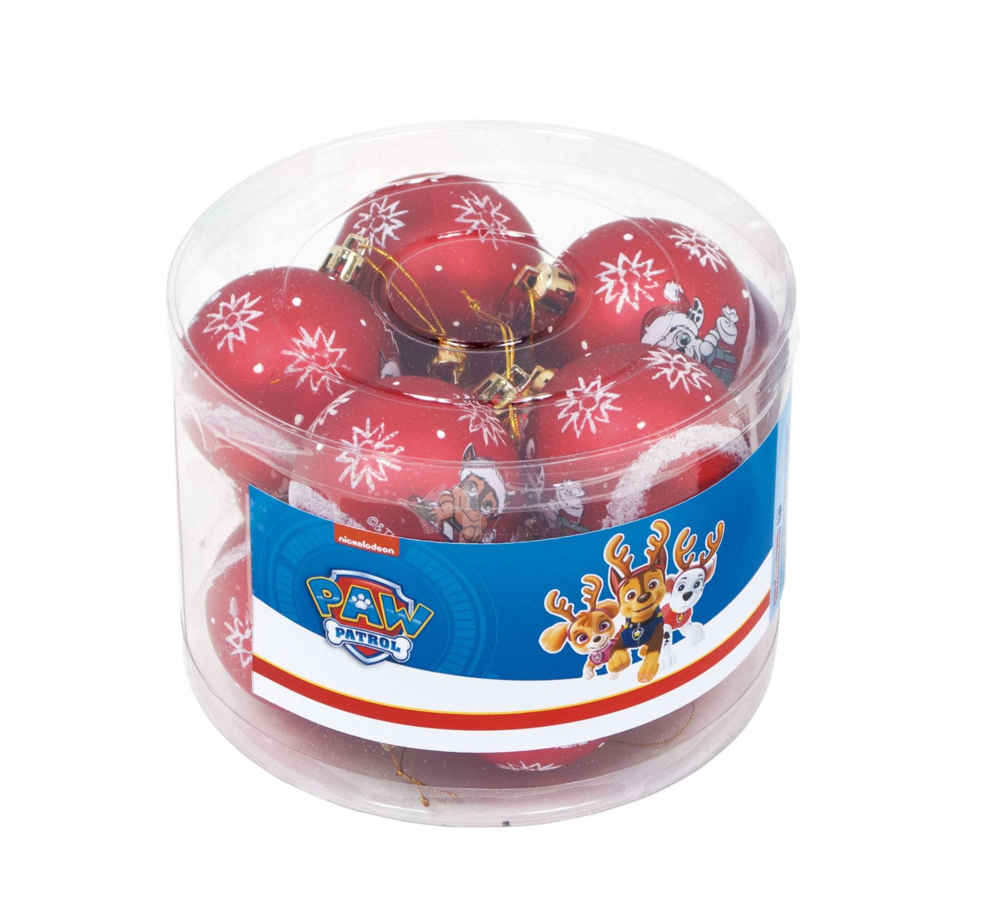 PW14026 adorno navideño Bola de adorno para árbol de navidad Polietileno Multicolor, Rojo 10 pieza(s)