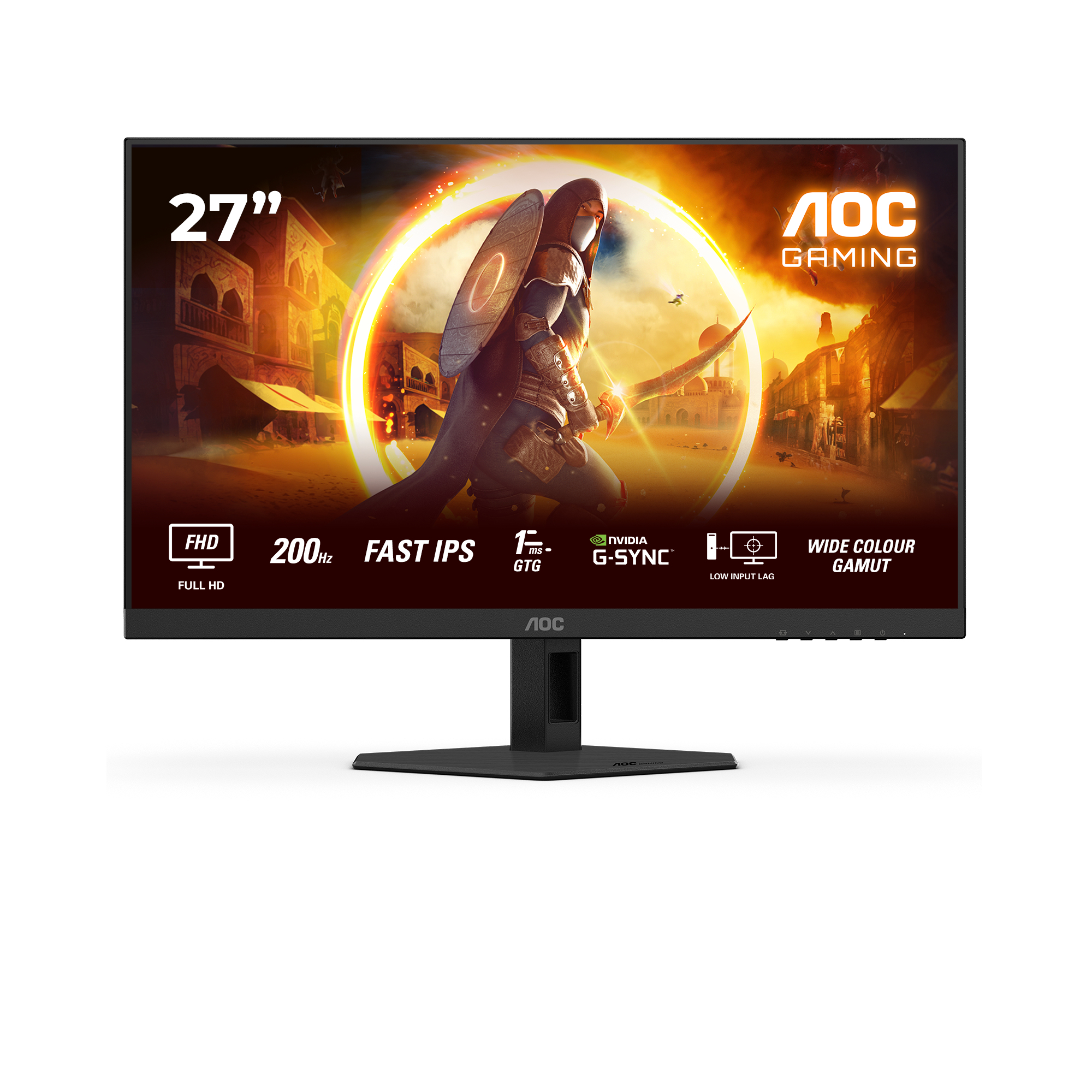 G4 27G4HRE pantalla para PC 68,6 cm (27") 1920 x 1080 Pixeles Full HD LED Negro, Rojo
