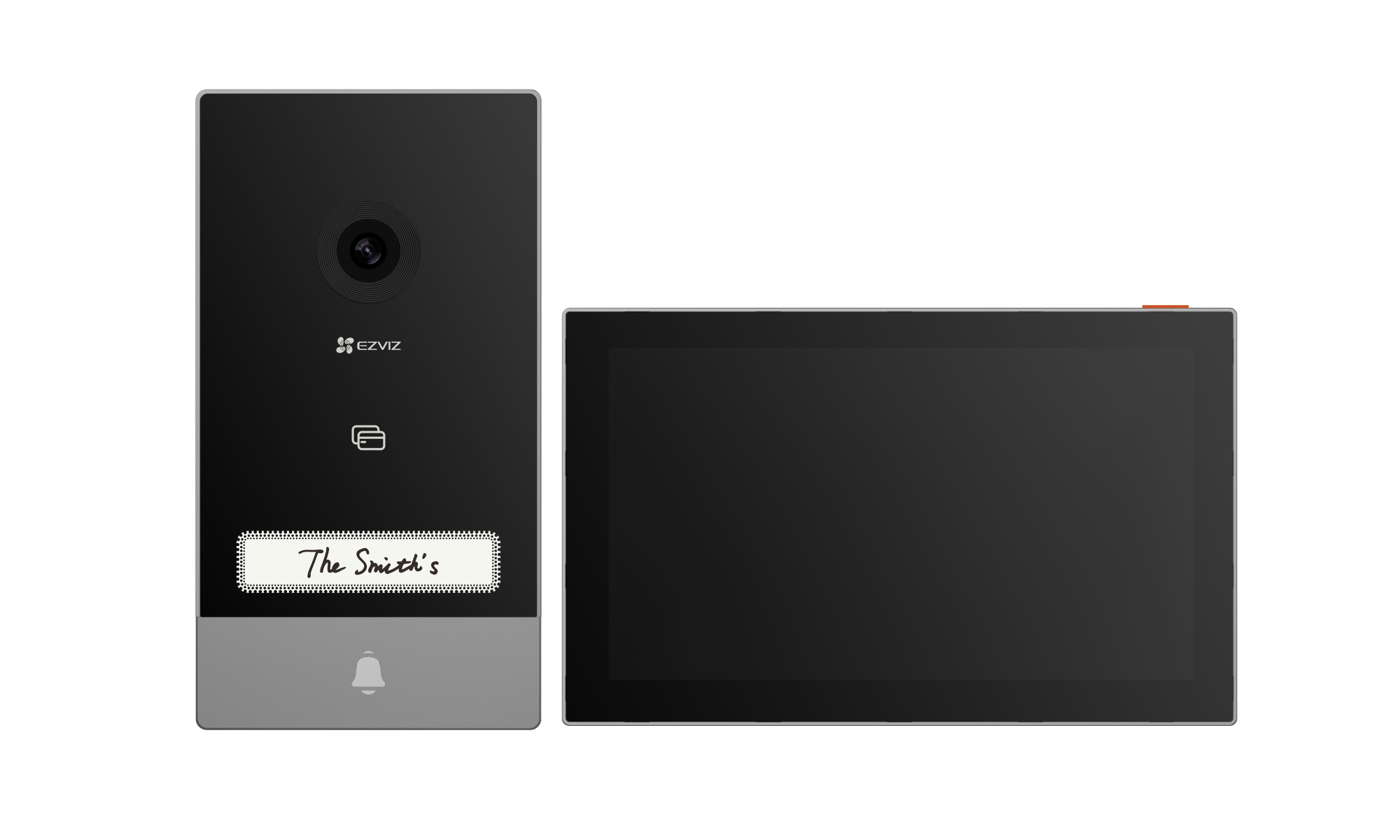 HP7 sistema de intercomunicación de video 17,8 cm (7") Negro, Plata