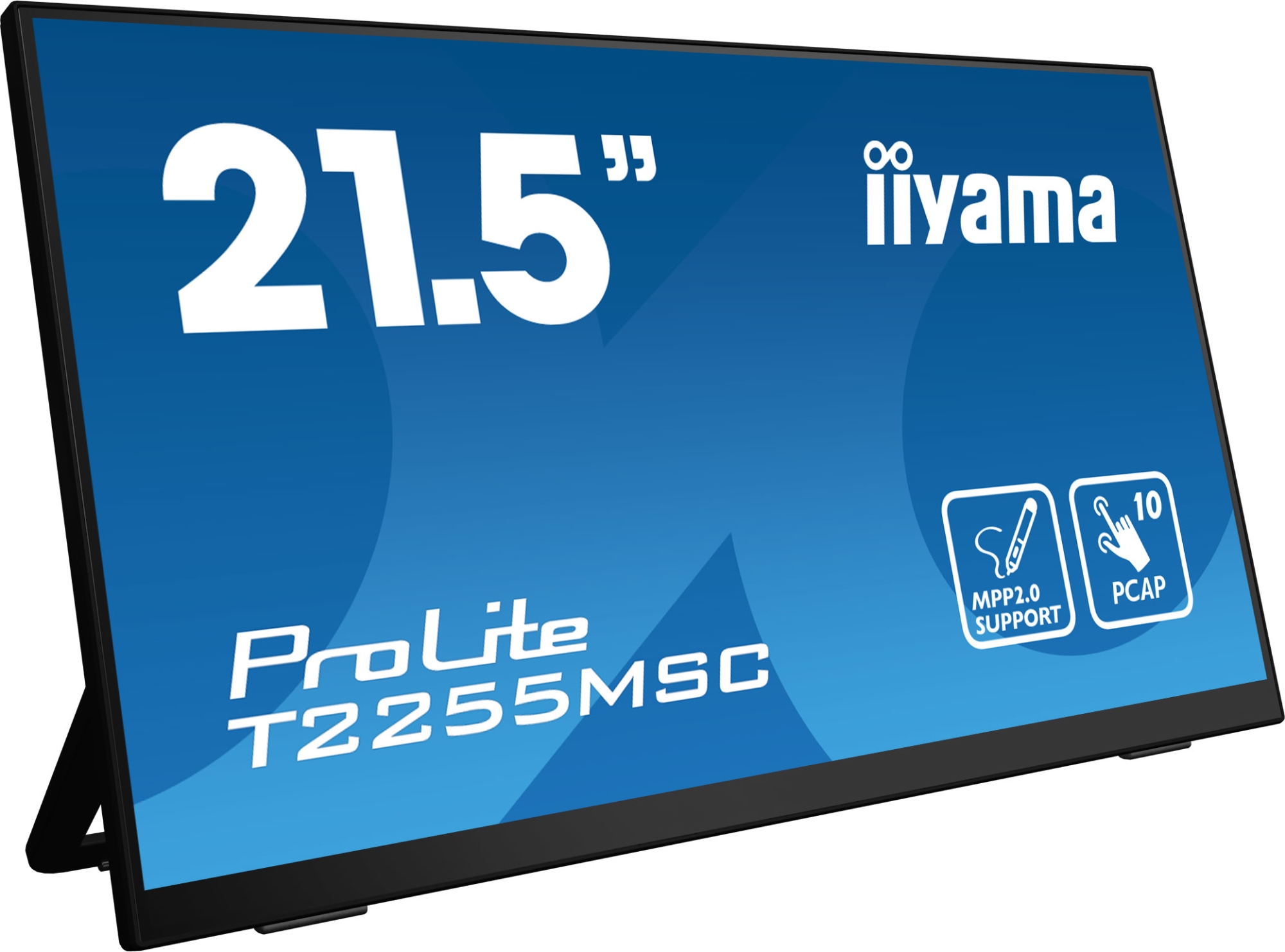 ProLite T2255MSC-B1 pantalla para PC 54,6 cm (21.5") 1920 x 1080 Pixeles Full HD LCD Pantalla táctil Negro