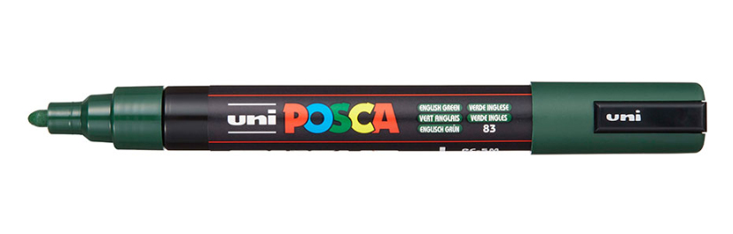 POSCA PC-5M Verde ingles