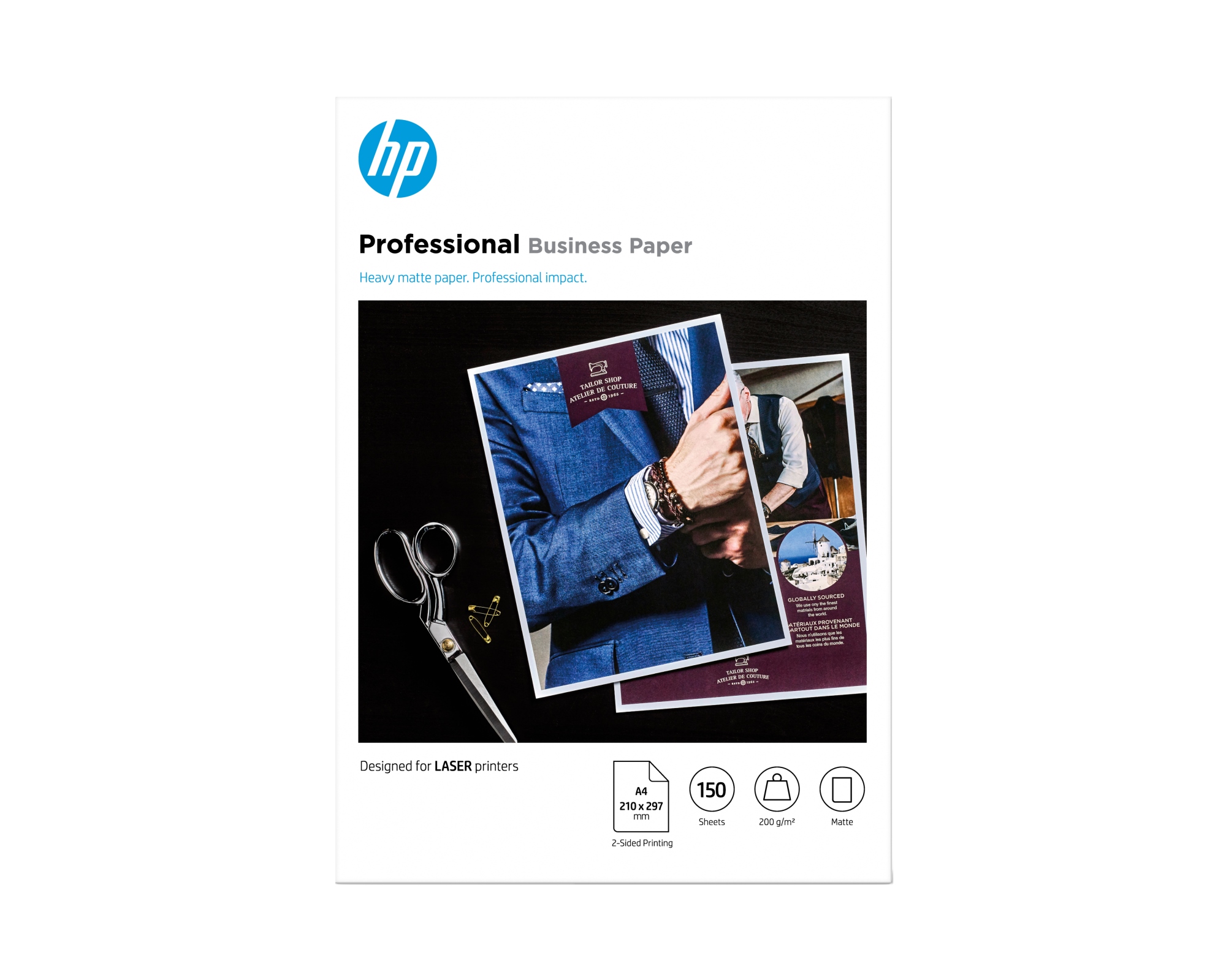 Papel de uso empresarial y profesional mate de 200 g/m2 A4 (210 x 297 mm)150 hojas