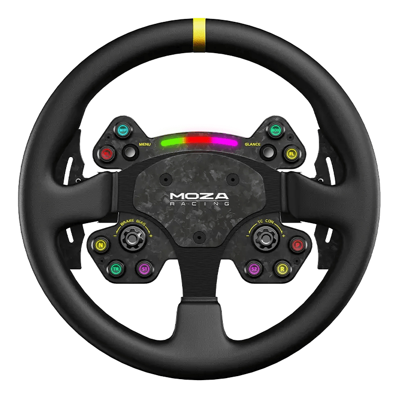 RS025 mando y volante Negro PC