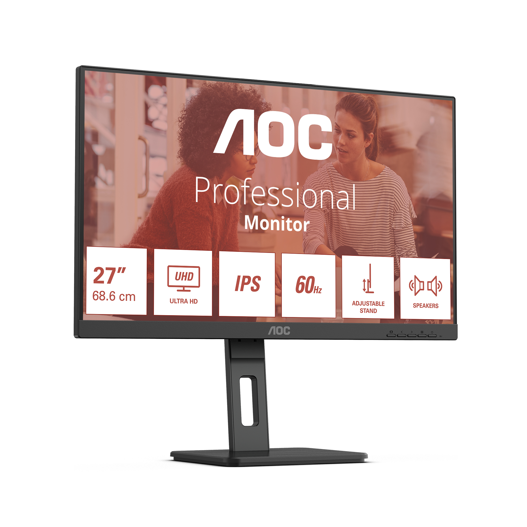 E3 U27E3UF pantalla para PC 68,6 cm (27") 3840 x 2160 Pixeles 4K Ultra HD LED Negro