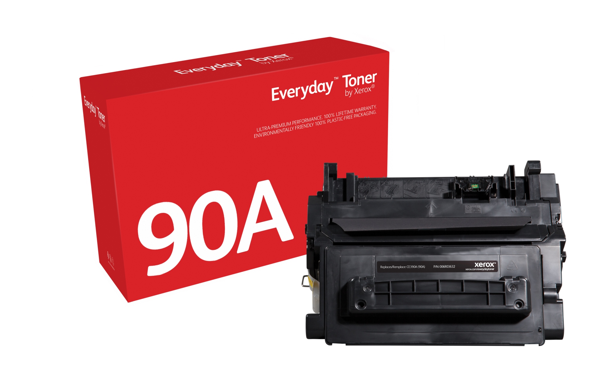 Everyday Toner Everyday Negro di Xerox compatibile con HP 90A (CE390A), Capacidad estándar