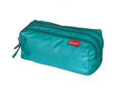 400195237 caja de lápices Estuche suave Poliéster Turquesa 400195237 - Pack de 5 unidades