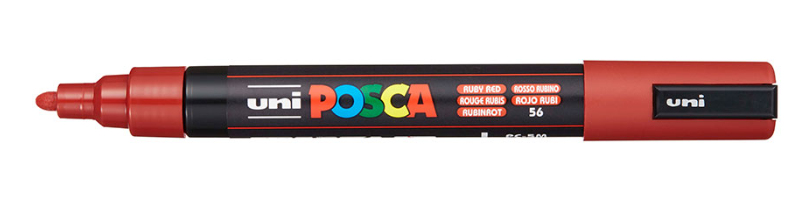 POSCA PC-5M Rojo rubí