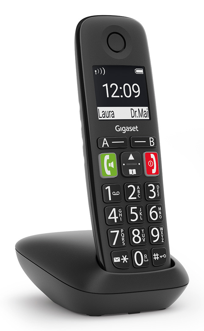 S30852-H2901-D201 teléfono Teléfono DECT/analógico Identificador de llamadas Negro