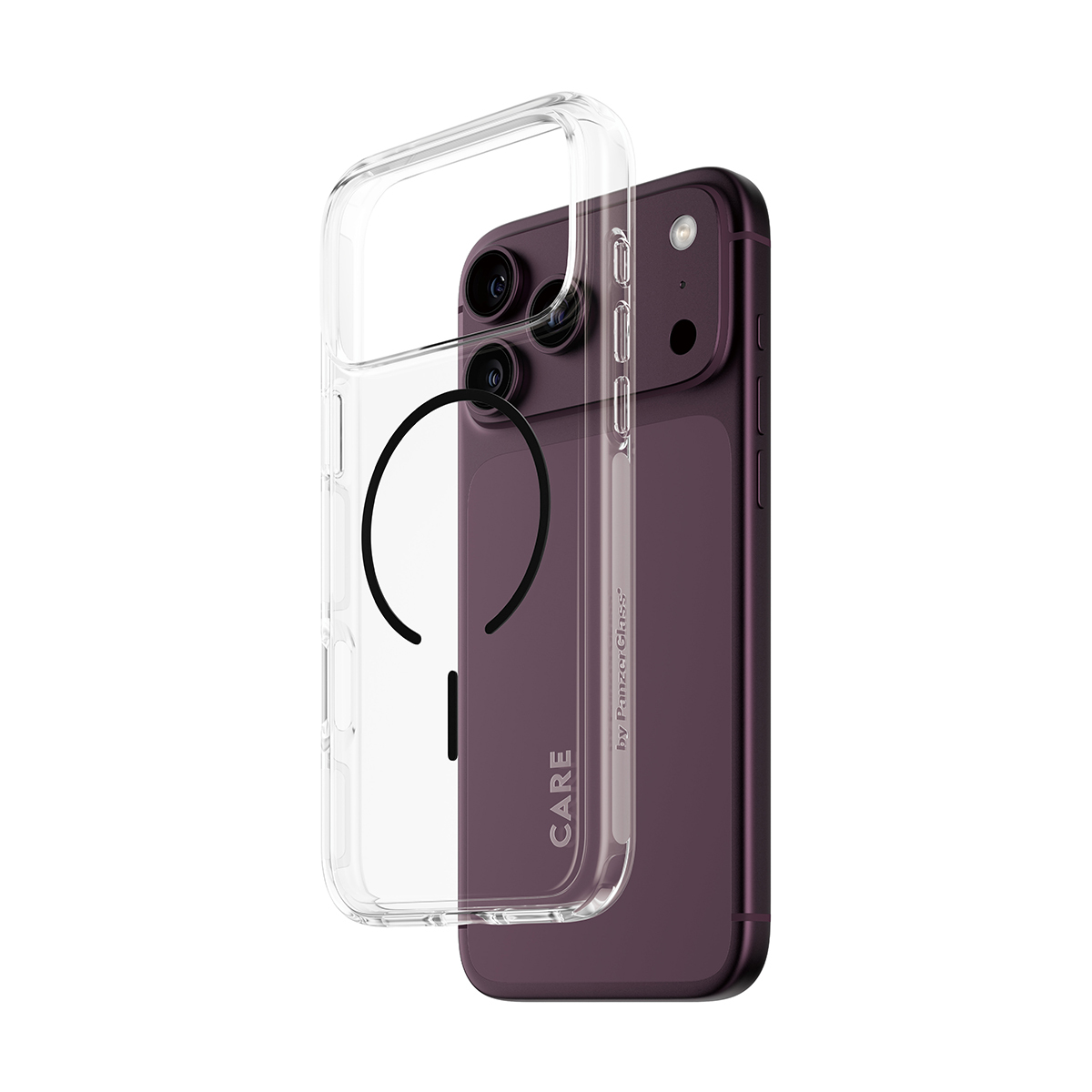 CARE by ® Urban Explorer Case Transparent w. Black MagSafe iPhone 18 Pro Max | 17 Pro Max funda para teléfono móvil Transparente