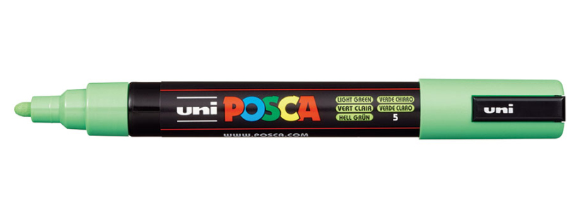 POSCA PC-5M Verde claro