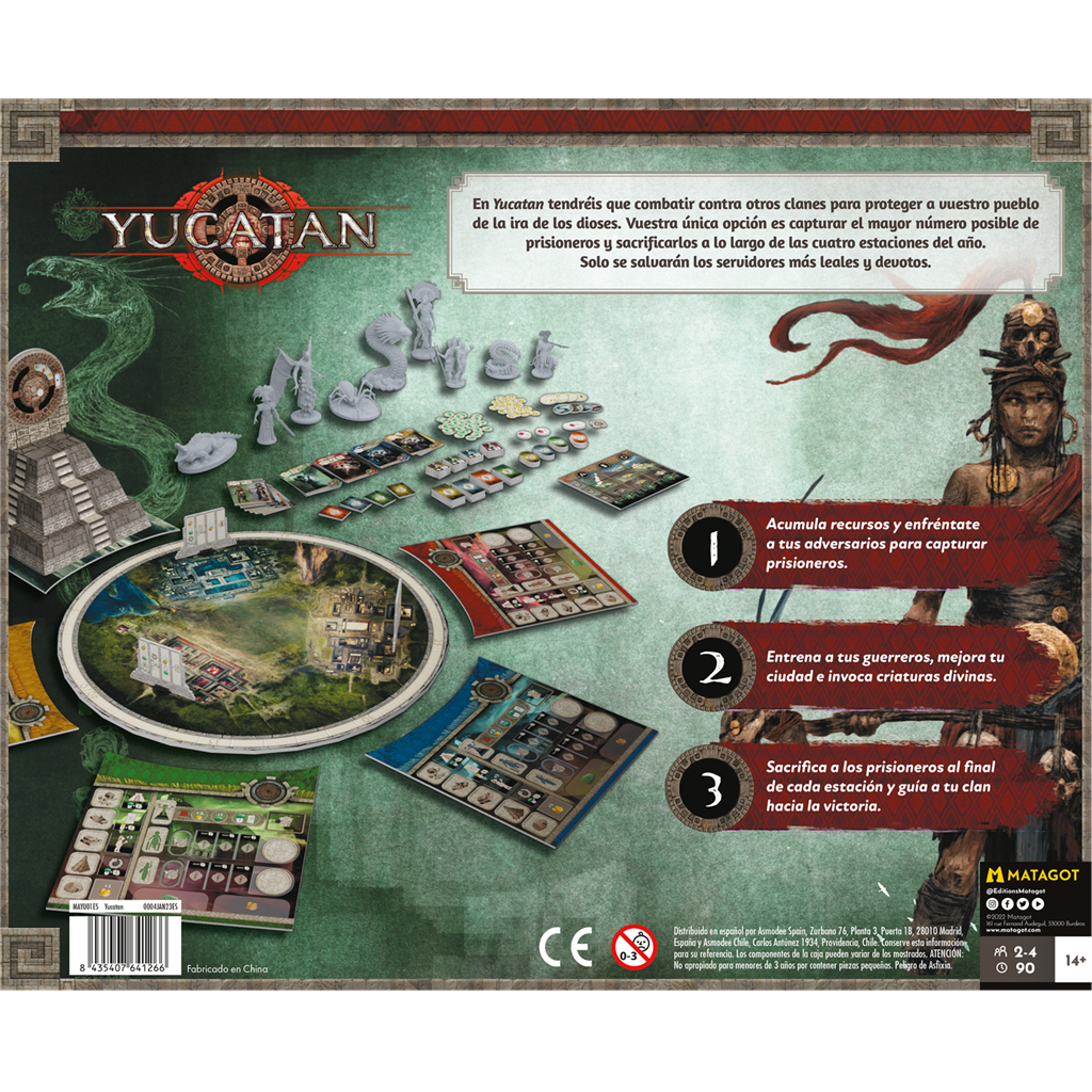 Yucatan 90 min Juego de mesa Estrategia