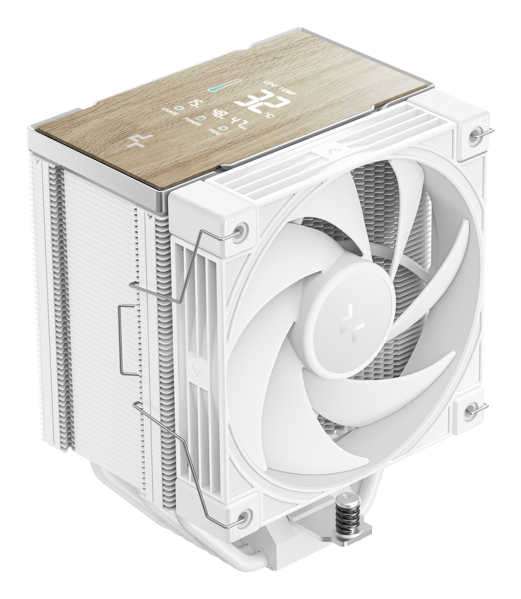 AK700 Digital WH Procesador Refrigerador de aire 12 cm Blanco 1 pieza(s)