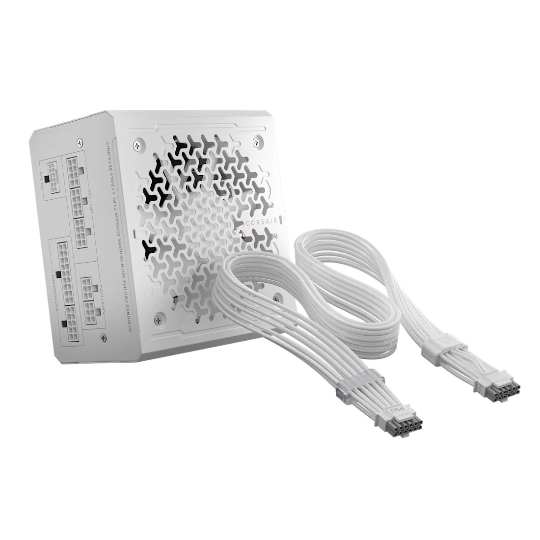 RM Series RM850e unidad de fuente de alimentación 850 W 24-pin ATX ATX Blanco