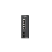 DIS-100G-06P switch No administrado L2 Gigabit Ethernet (10/100/1000) Energía sobre Ethernet (PoE) DIN rail Negro