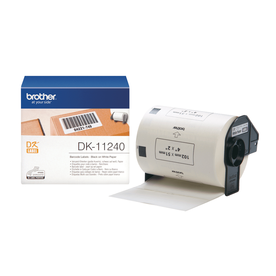 DK-11240 etiqueta de impresora Blanco