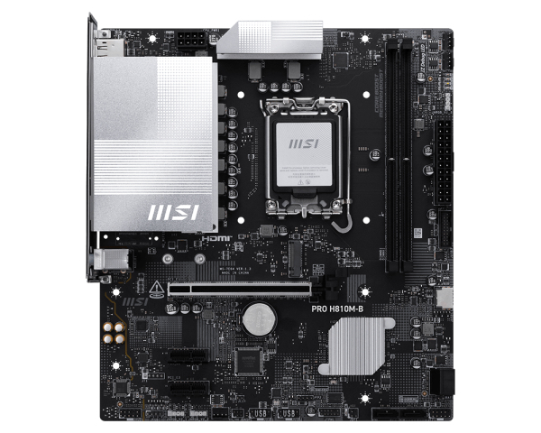 PRO H810M-B placa base Intel H810 LGA 1851 (Socket V1) micro ATX