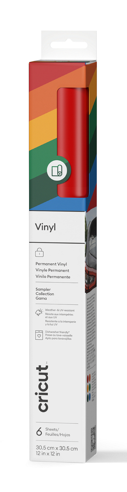 Permanent Lámina de vinilo de transferencia térmica 6 hojas