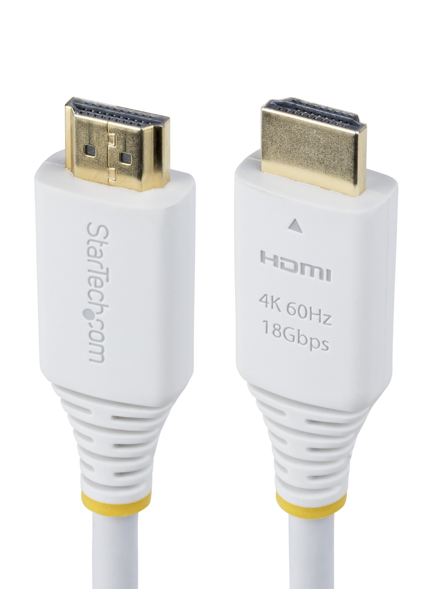 Cable HDMI Certificado Premium Alta Velocidad de 3m - Cable HDMI UHD - 4K 60Hz/1440p 144Hz - HDR10/HDCP 2.2/ARC - 18Gb - Cable HDMI 2.0 - Recubrimiento de TPE - Blanco