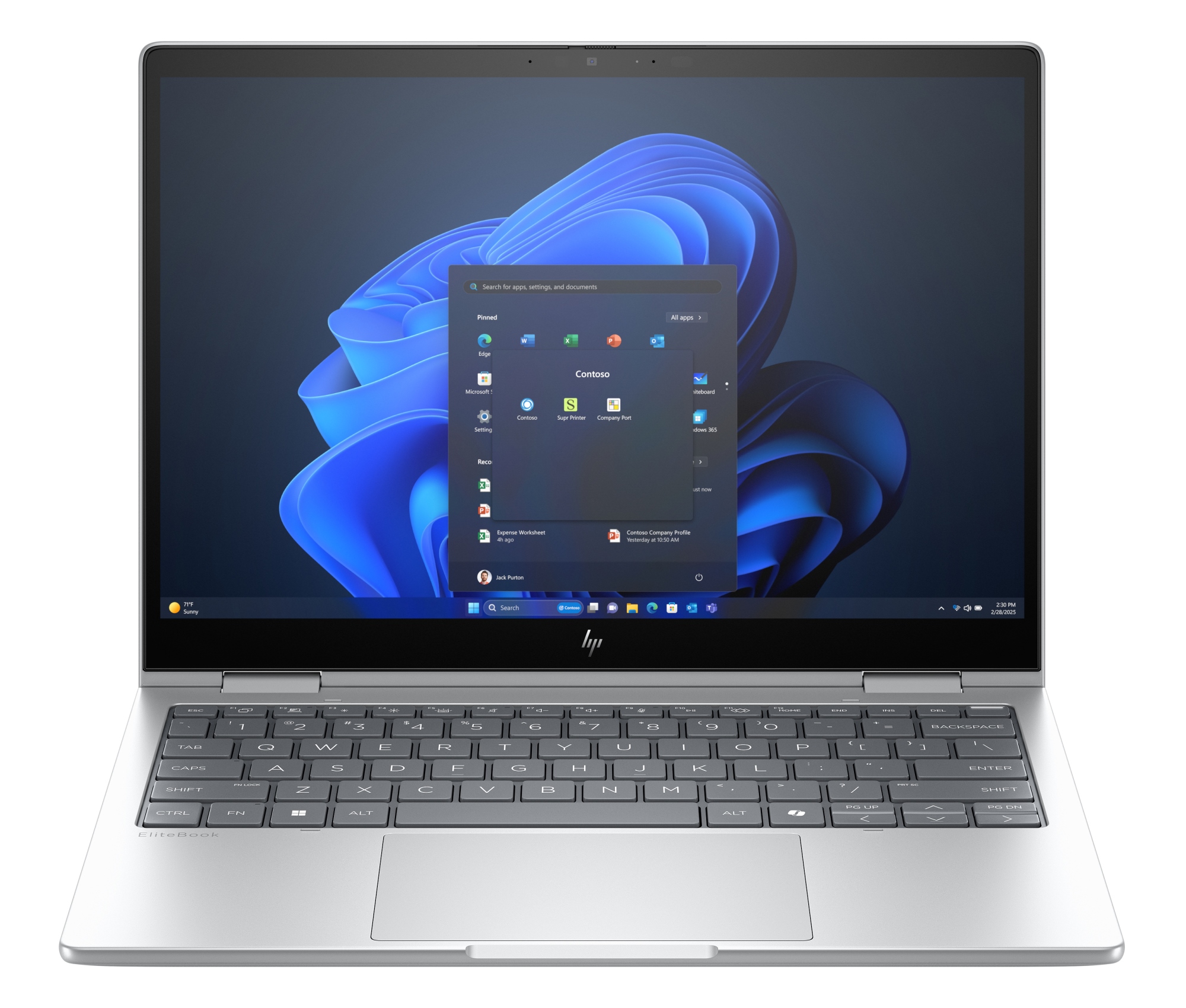 EliteBook 8 Flip G1i 13 inch Notebook AI PC Wolf Pro Security Edition Intel Core Ultra 5 225U Híbrido (2-en-1) 33,8 cm (13.3") Pantalla táctil WUXGA 16 GB LPDDR5x-SDRAM 512 GB SSD Wi-Fi 7 (802.11be) Windows 11 Pro Plata