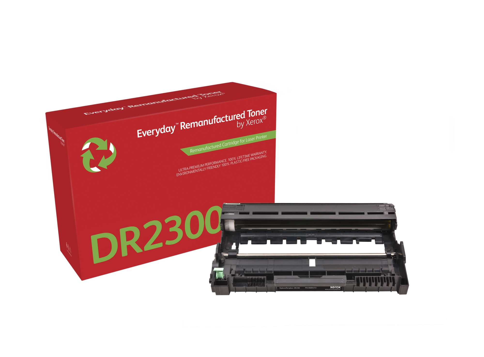 Unidad de imagen Everyday Mono remanufacturada de es compatible con Brother DR2300, Capacidad estándar