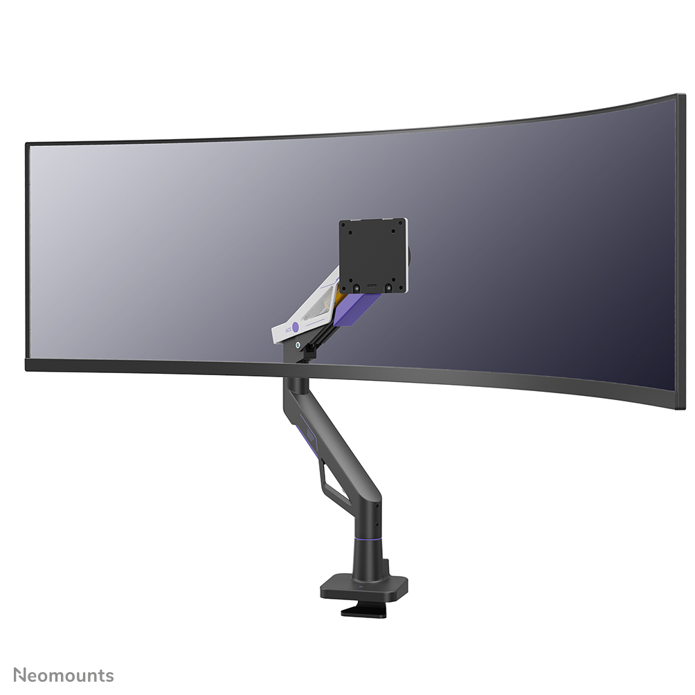 DS70-256BL1 Brazo de monitor gaming 24-57" - resorte de gas - Topfix - Tope-a-180°