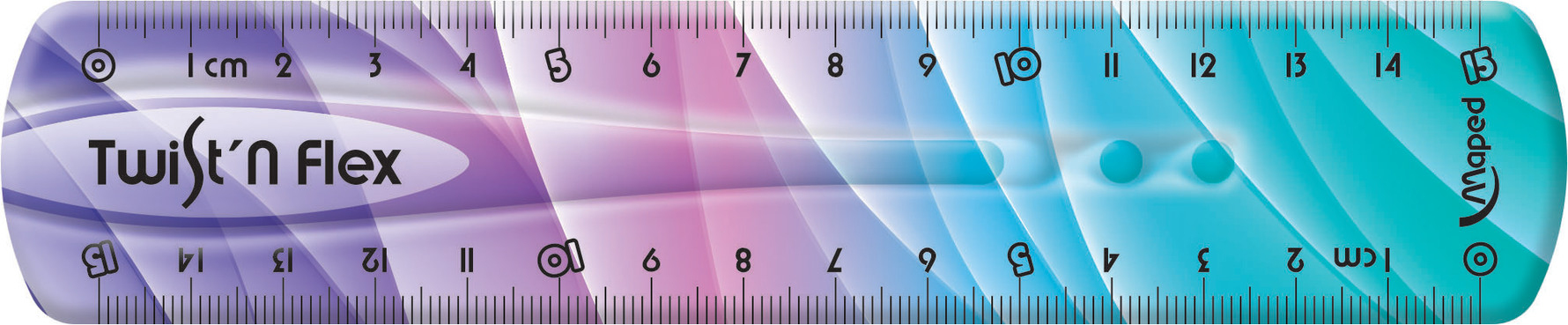 279115 cirterio Regla de escritorio 150 mm Plástico Multicolor 1 pieza(s)