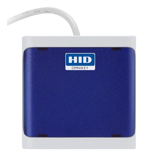 OMNIKEY 5022 lector de tarjeta inteligente Interior USB USB tipo A Azul, Gris