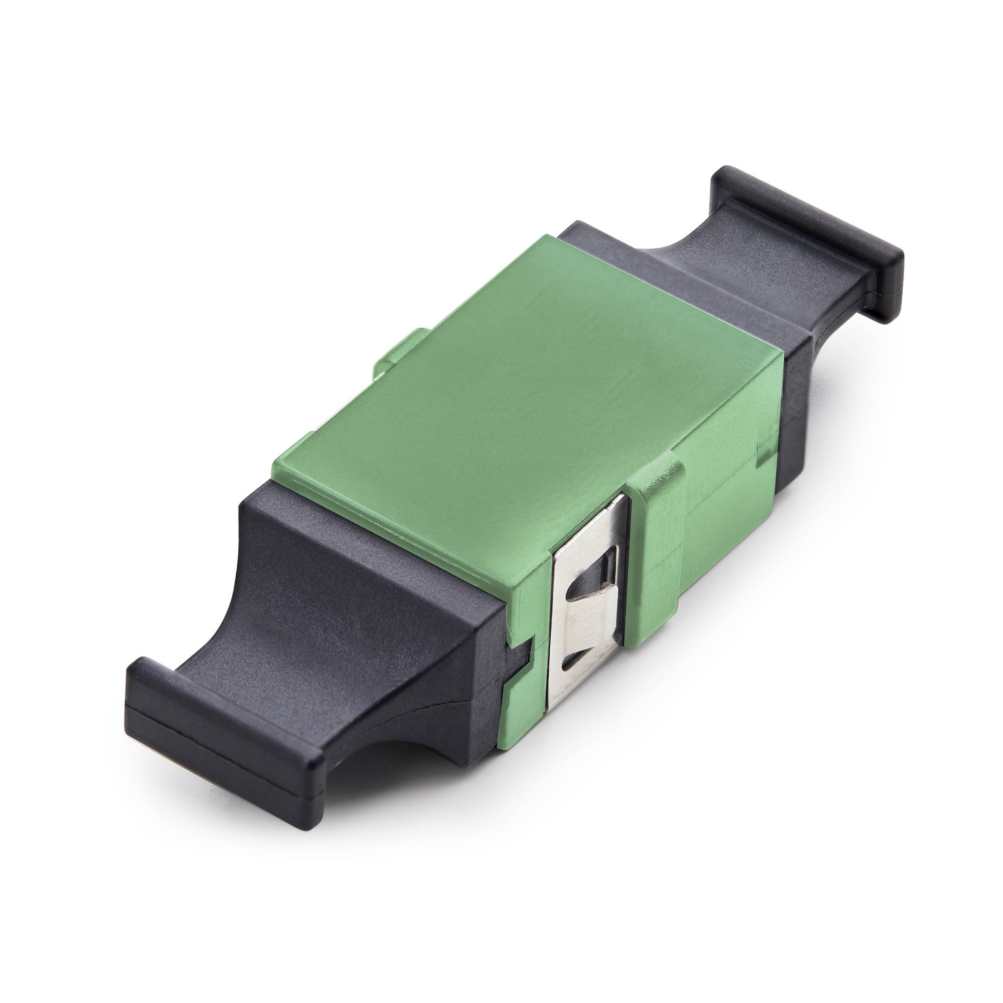 Acoplador MPO/MTP - Acoplador de Fibra Monomodo/Multimodo - Key Up Key Down - Acoplador de Fibra Óptica MPO/MTP - Verde