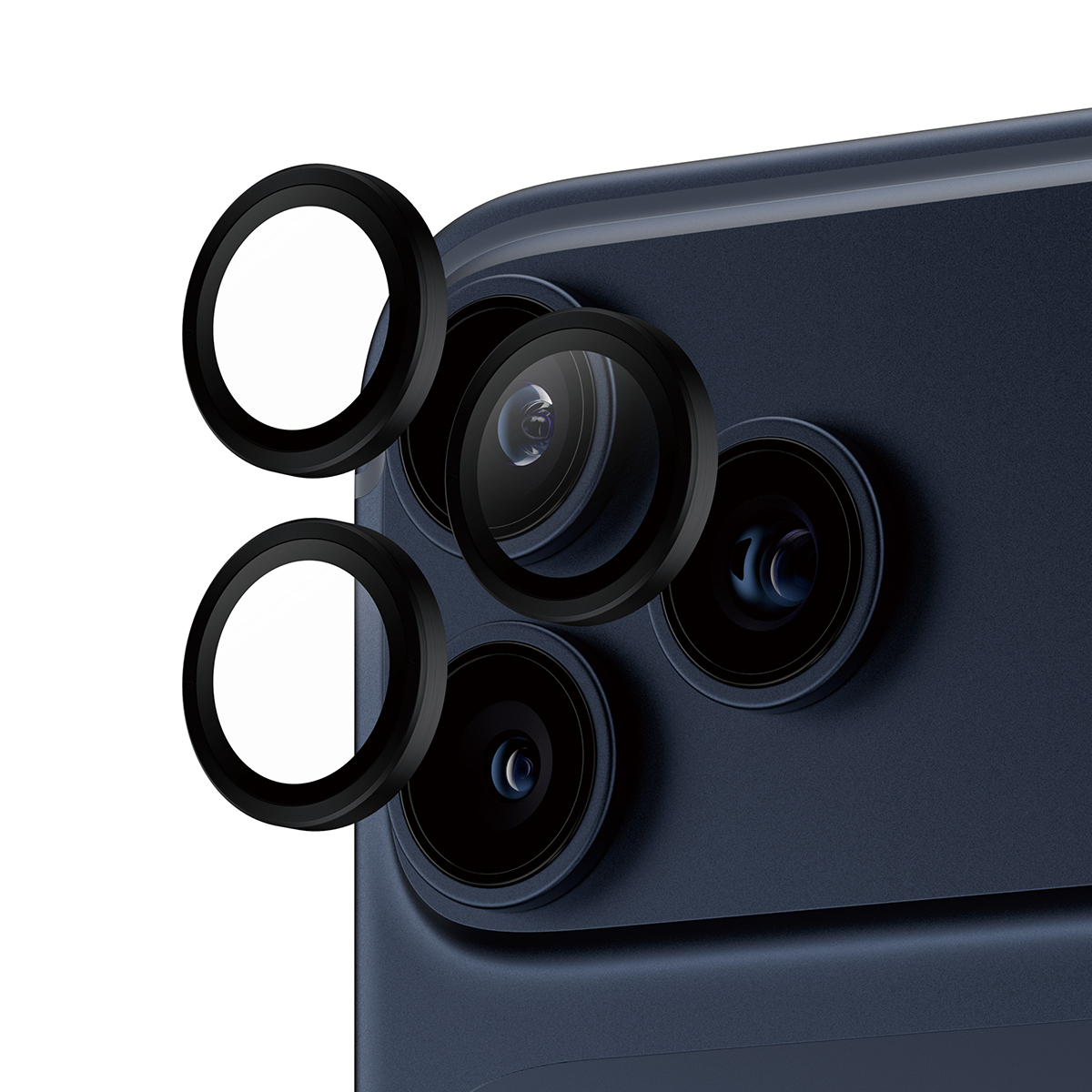 Hoops® Camera Lens Protector Black iPhone 17 Pro | iPhone 17 Pro Max | iPhone 16 Pro | 16 Pro Max Protector de pantalla Apple 1 pieza(s)