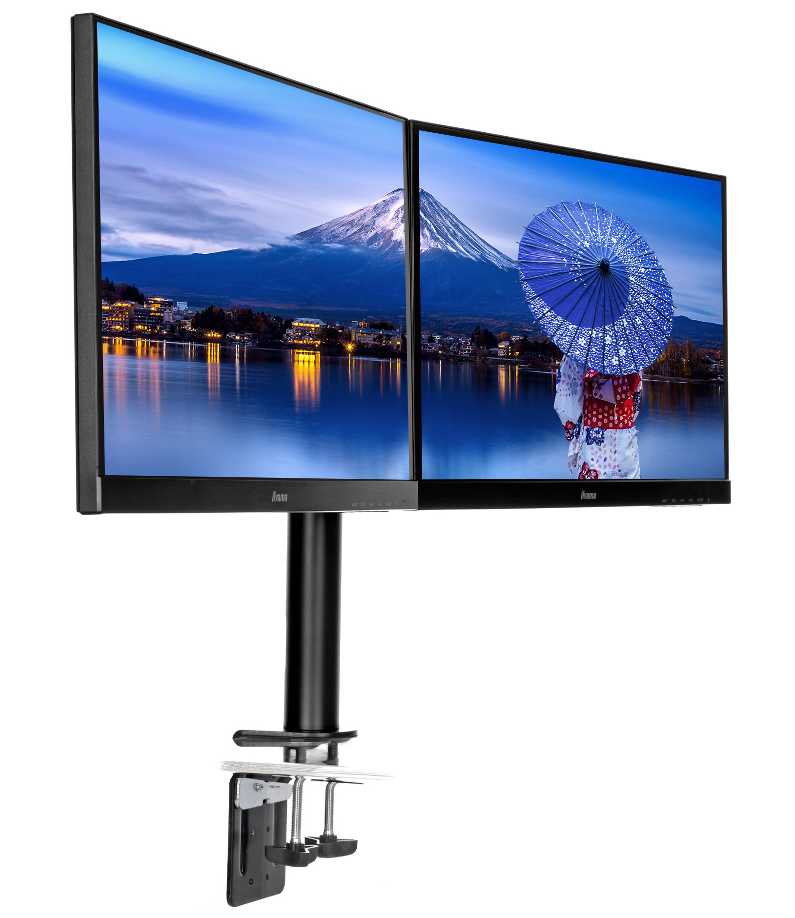 DS1002C-B1 soporte para monitor 81,3 cm (32") Escritorio Negro