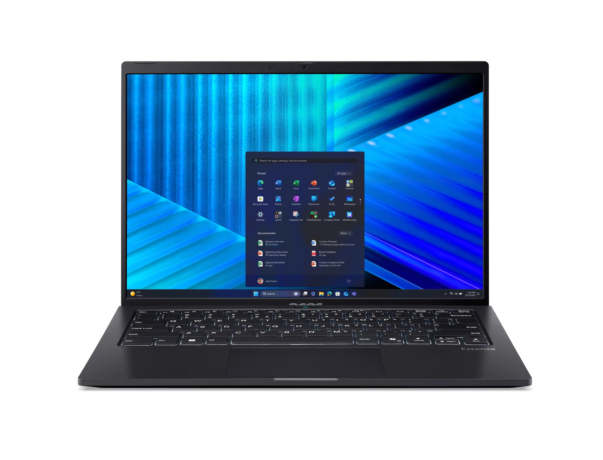 Extensa 14 EXO14-71-78J7 Intel Core Ultra 5 125H Portátil 35,6 cm (14") WUXGA 16 GB DDR5-SDRAM 512 GB SSD Wi-Fi 6 (802.11ax) Windows 11 Pro Negro