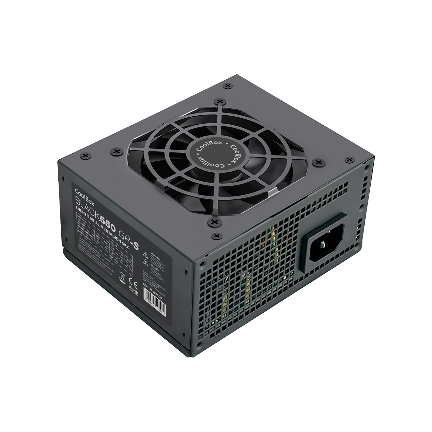 FUENTE DE ALIMENTACION SFX BLACK550 GR-S 550W NEGRA