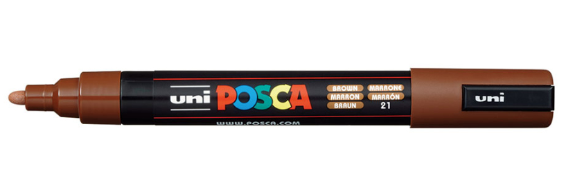 POSCA PC-5M Marrón