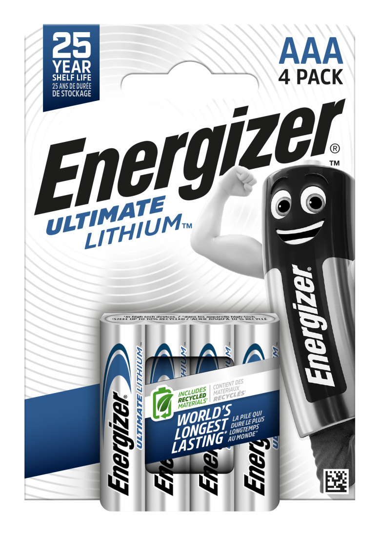 Ultimate Lithium Batería de un solo uso AAA Litio