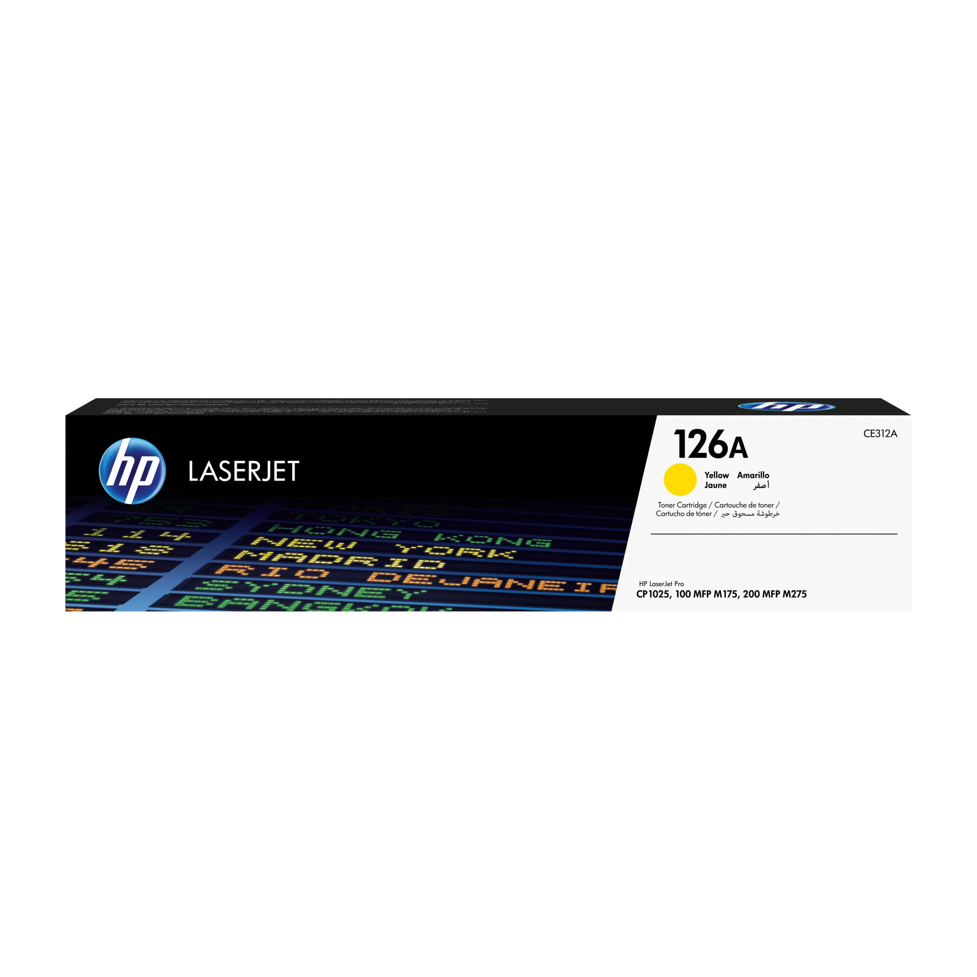 Cartucho de tóner original LaserJet 126A amarillo