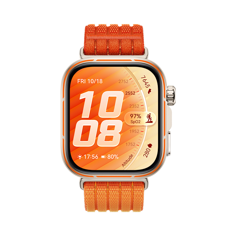 WATCH Fit 5 Pro 4,88 cm (1.92") AMOLED 44.5 mm Digital 480 x 408 Pixeles Pantalla táctil Oro GPS (satélite)