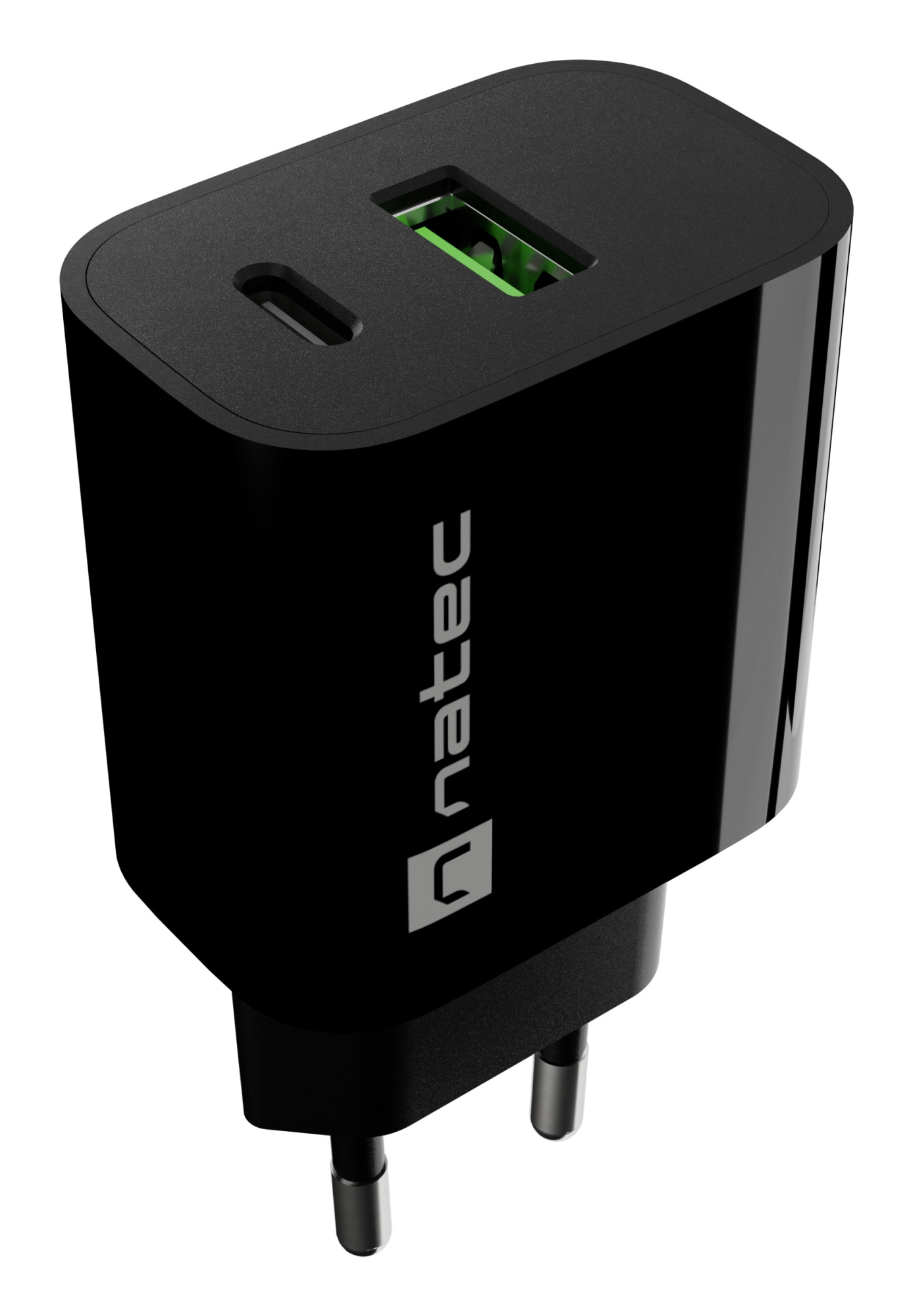 NUC-2397 cargador de dispositivo móvil Universal Negro Corriente alterna Carga rápida Interior