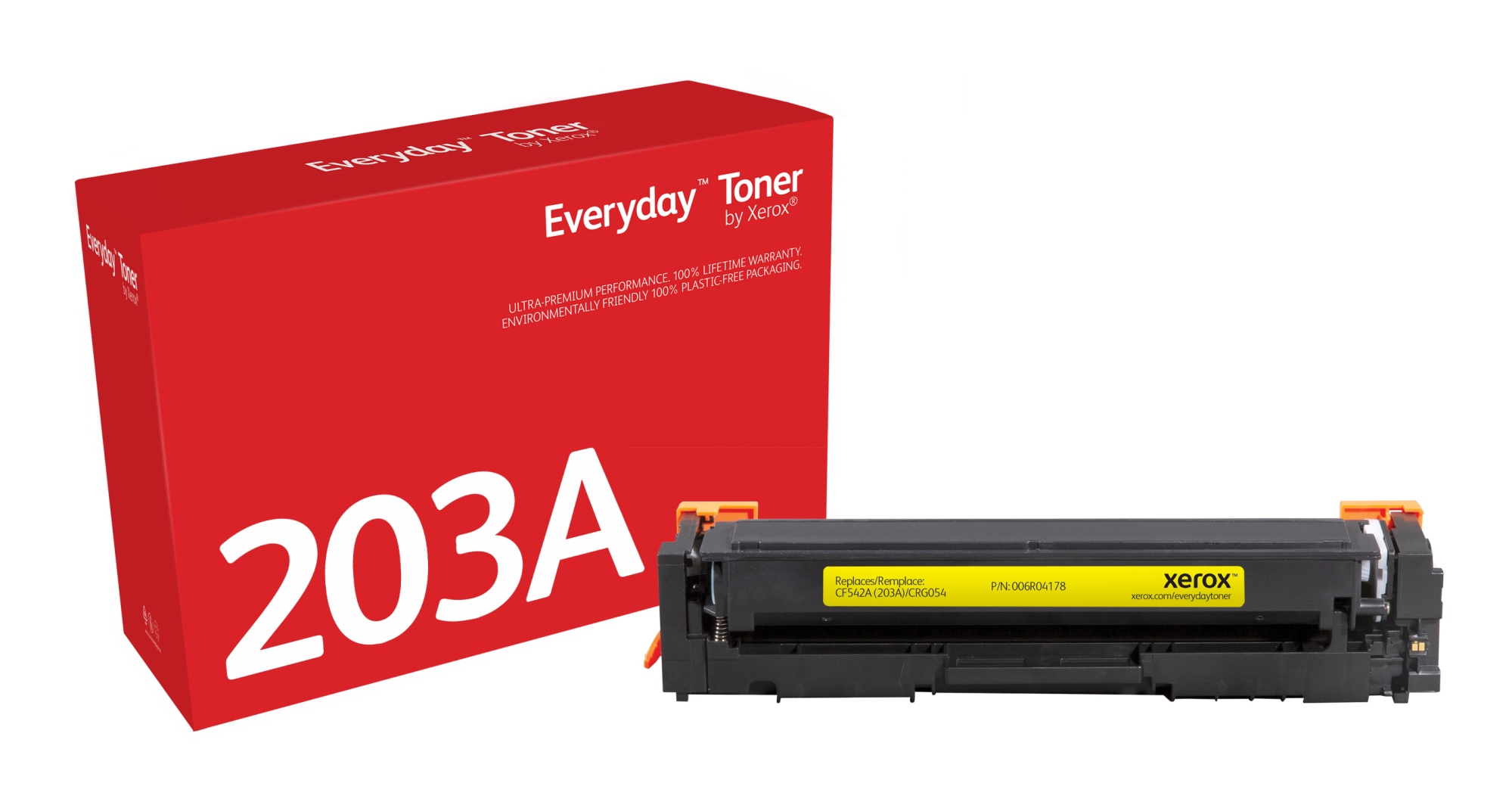 Everyday Toner Everyday Amarillo di Xerox compatibile con HP 203A (CF542A), Capacidad estándar